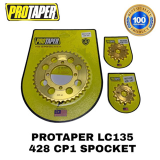 Lc135/y125/rxz/y15 PROTAPER 428HD CP1 ลูกบ๊อกซ์ สีทองโครเมี่ยม (4 ชิ้น)