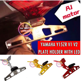 Y15zr V1 V2 ที่จับแผ่นไทด์ไทด์ + ไฟ LED ป้ายทะเบียน แลมปู YAMAHA Y15 เลขที่กําเนิดสัญญาณเบรก บังโคลนหลัง