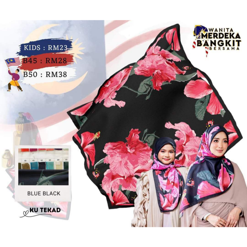 Tudung BAWAL KABOO Womens INDEPENDENTLY BLOWING TEKAD