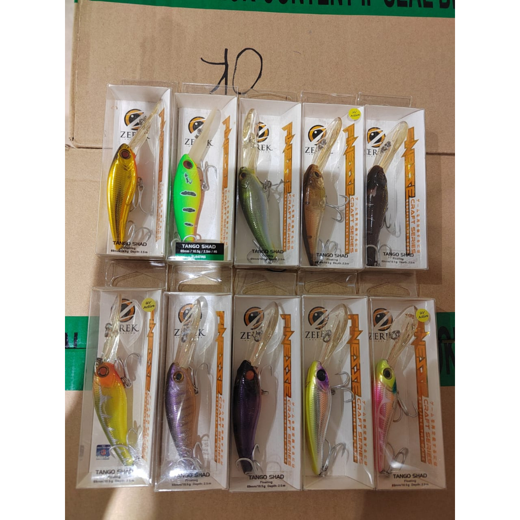 ZEREK TANGO SHAD 69MM FLOATING 10.5G 2.5M 6