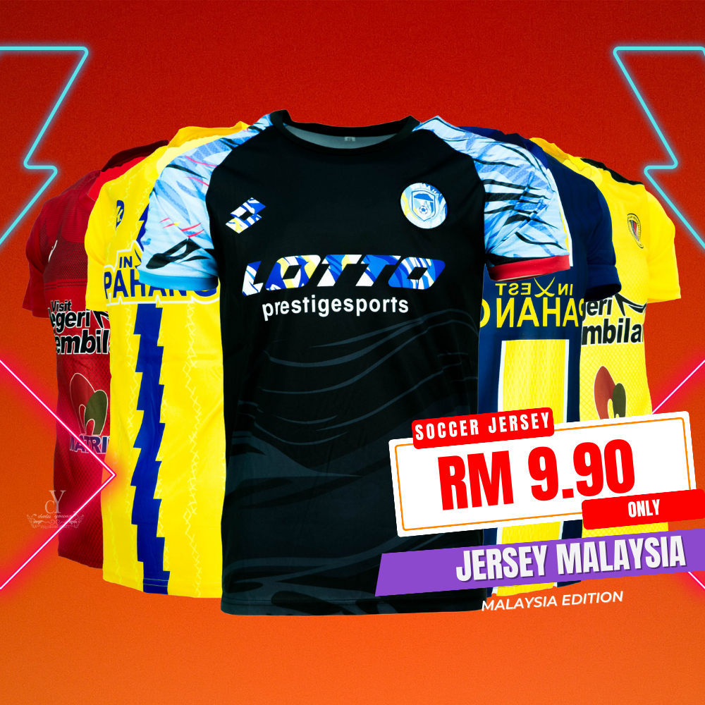 CY Z001 เสื้อใหม่ / เสื้อเจอร์ซีย์ /Baju Bola Mlaysia / Liga / Baju Jersi / PAHANG / SABAH / NEGERI 