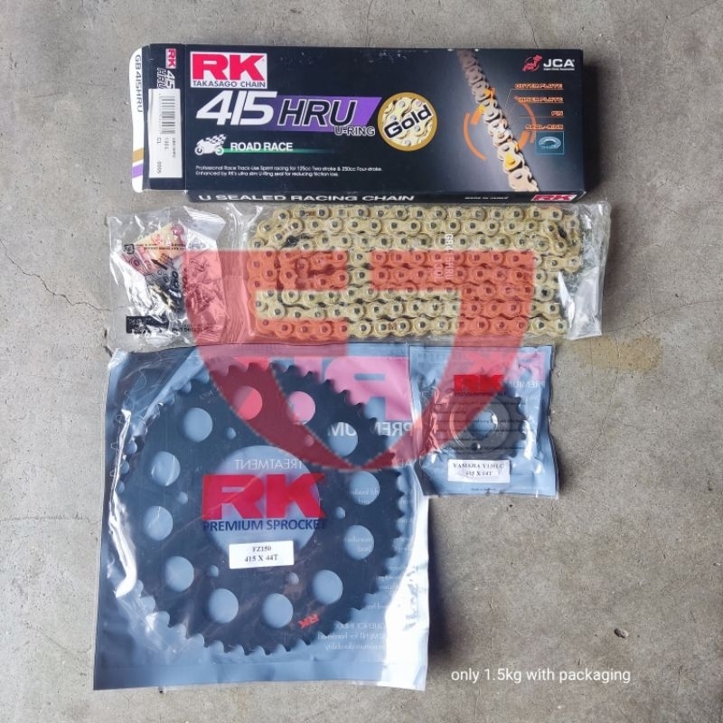 ชุดโซ่ RK 415 HRU Y15ZR/Y16ZR