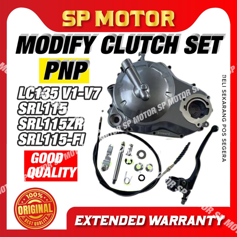 YAMAHA LC135 135LC V1 V2 V3 V4 4S / SRL110 MODIFY MODIFIED CLUTCH LEVER SET MODIFY HAND CLUTCH ชุด L