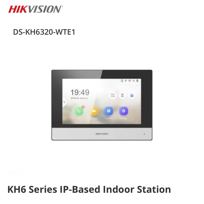 HIKVISION DS-KH6320-WTE1 KH6 Series สถานีในร่มที่ใช้ IP