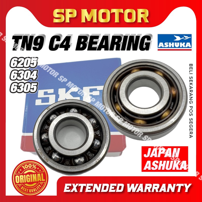 6304 / 6205 / 6305 SKF TN9 C4 FIBER BEARING {HOT ITEM} 100% SKF