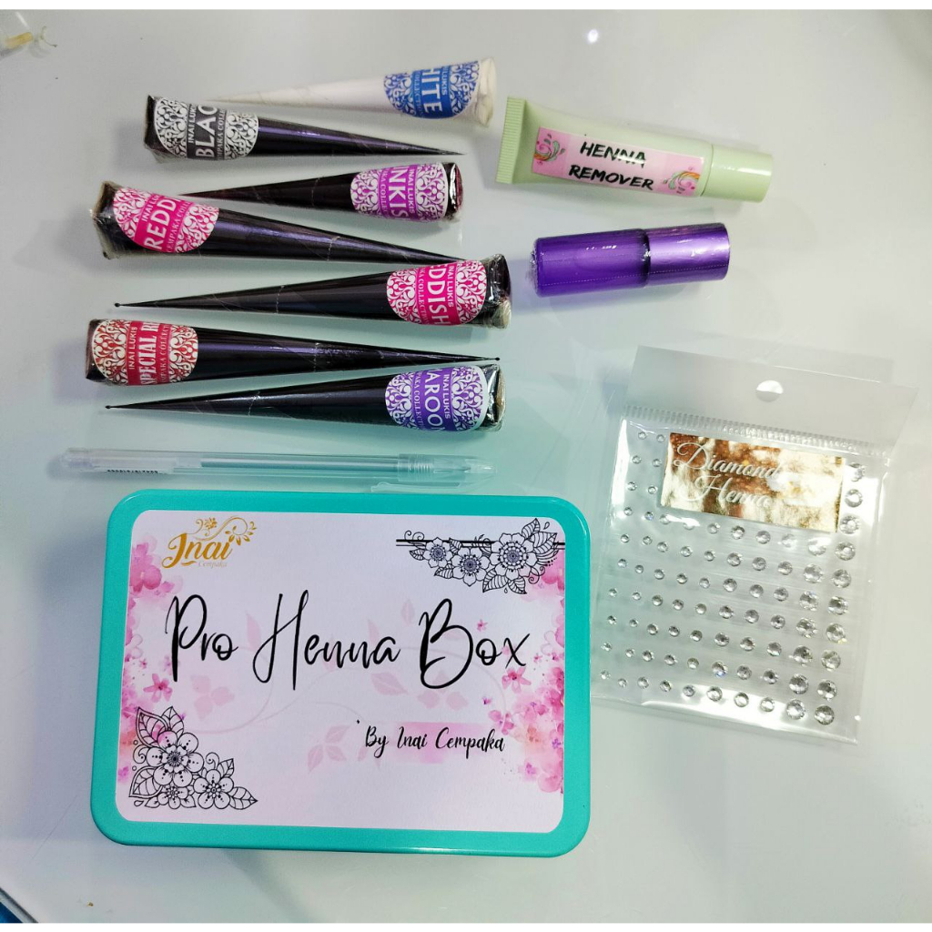 PRO HENNA BOX HENNA ARTIST PROFESIONAL HENNA KIT