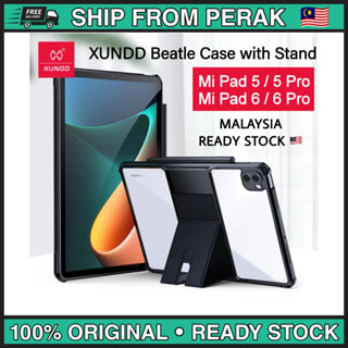 Xundd Beatle เคสแท็บเล็ต พร้อมขาตั้ง และที่วาง สําหรับ Xiaomi Mi Pad 6 6 Pro Mi Pad 5 5 Pro