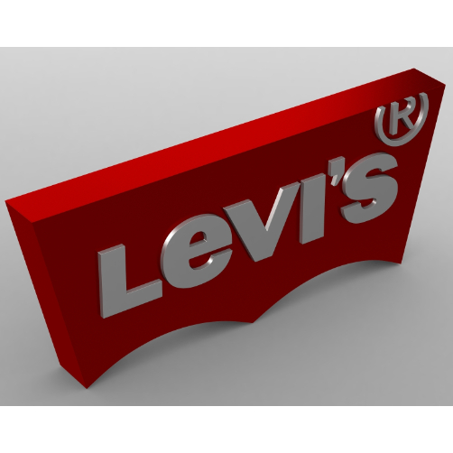 LEVIS LOGO (LEVIS) แม่เหล็กติดตู้เย็น