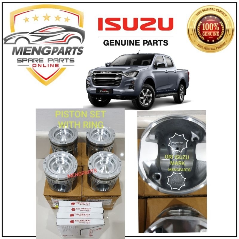 ISUZU D MAX 1.9 RZ4E PISTON & PISTON RING * ขนาดมาตรฐาน*