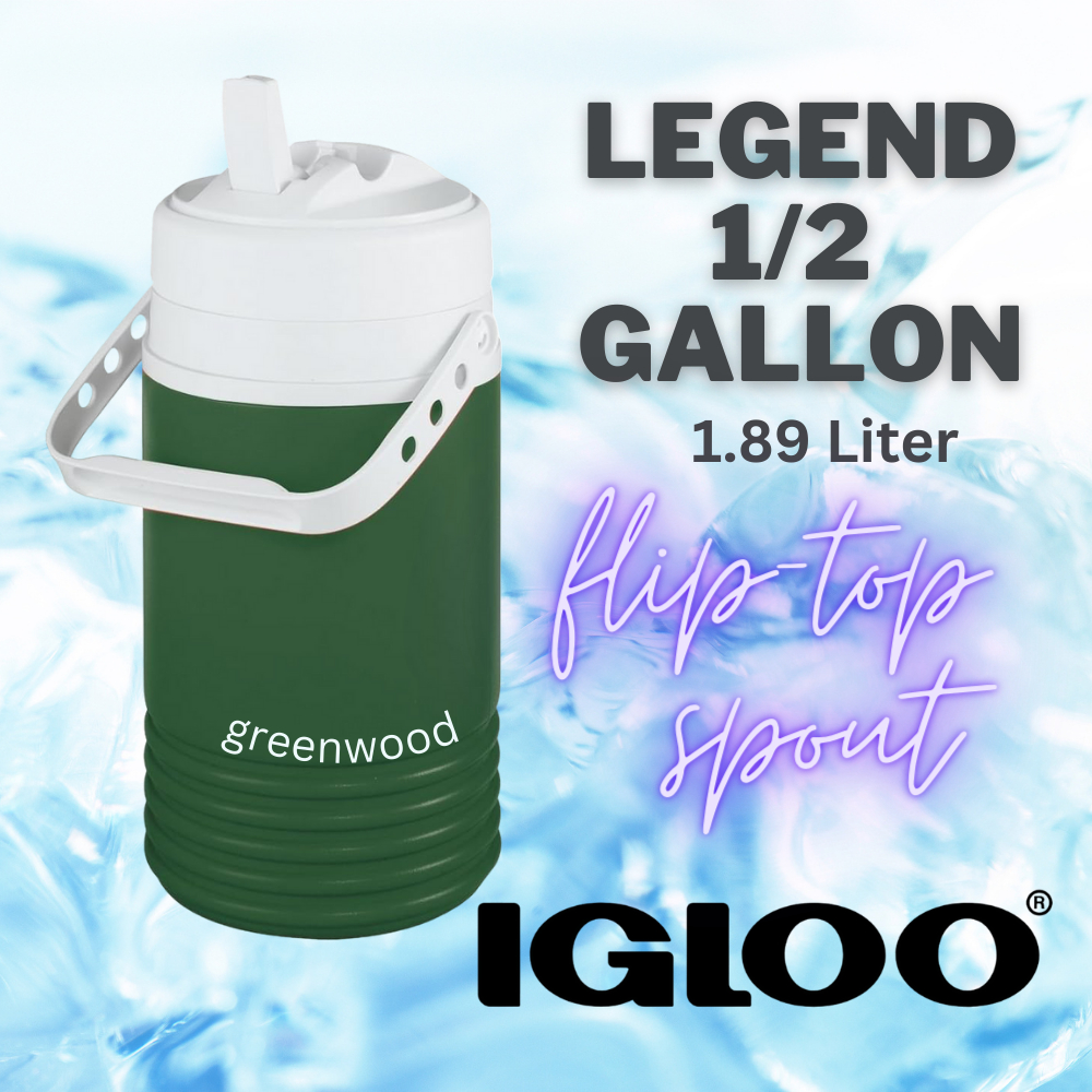 Igloo Legend เหยือกคูลเลอร์เครื่องดื่ม แบบพลิกด้านบน 1/2 แกลลอน