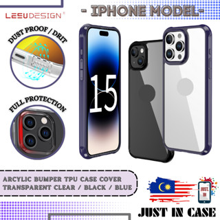 Leeu เคสโทรศัพท์มือถือ TPU อะคริลิค กันกระแทก สีเหลือง สําหรับ iPhone 15 14 13 Pro Max Plus 12 Pro Mini 11 Pro