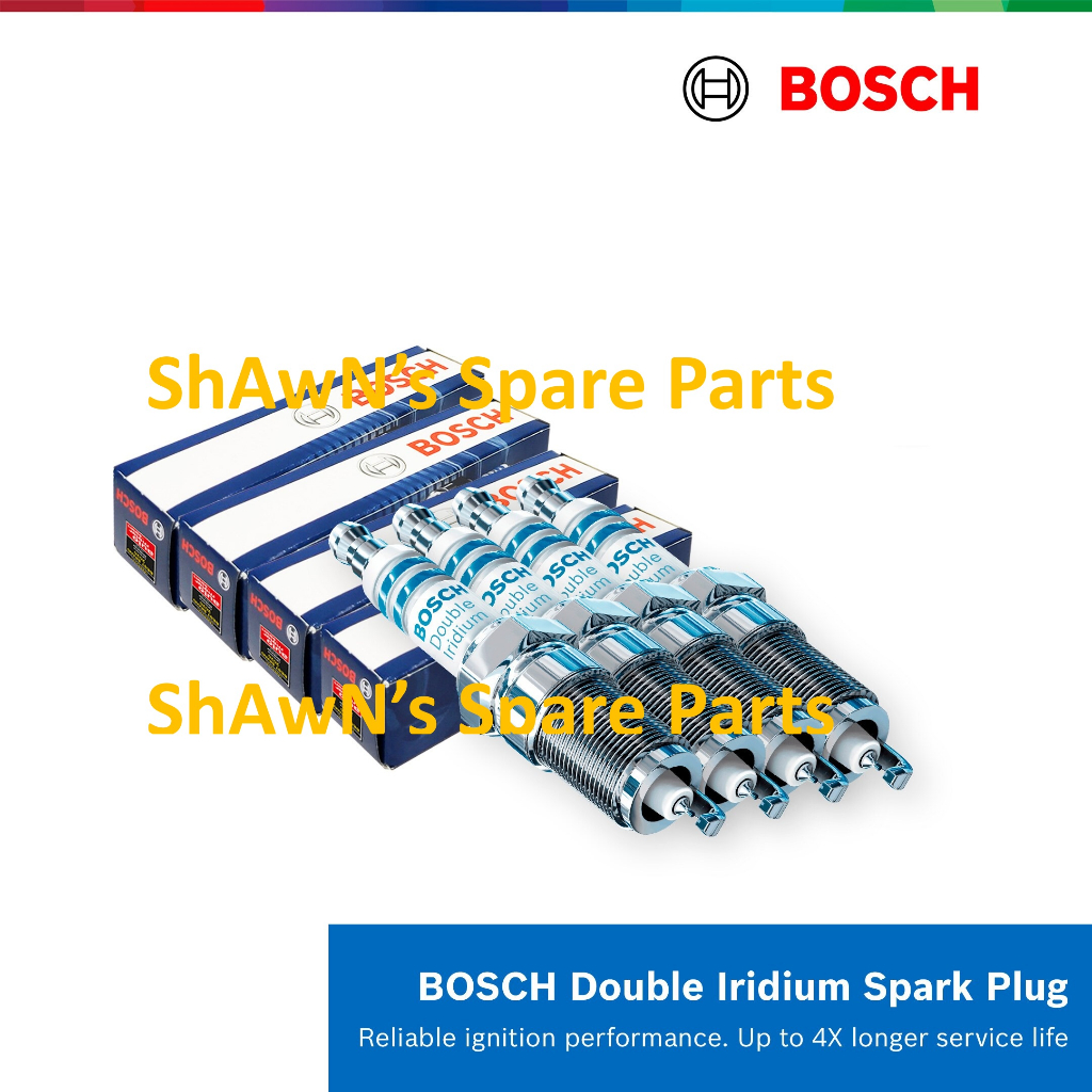 BOSCH Double Iridium Mazda 6 GJ GL 2013-2020 / CX5 CX-5 KE KF NON TURBO 2012-2023 / CX-30 2019-2023 