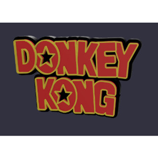 แม่เหล็กติดตู้เย็น โลโก้ DONKEY KONG