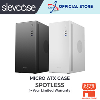 Slevcase SPOTLESS MICRO ATX เคส (สีดํา / สีขาว)