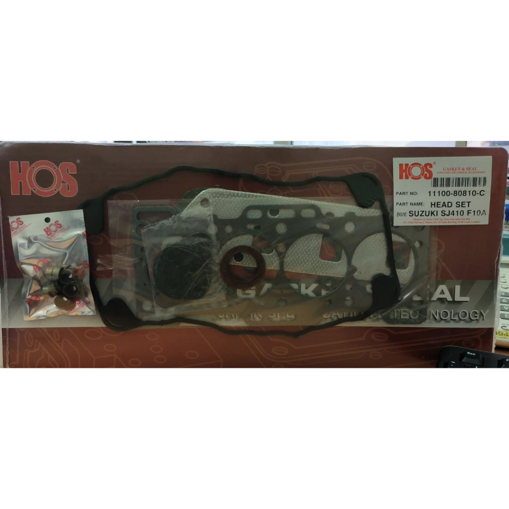 [ HOS ] SUZUKI SJ410 F10A JEEP [ TOP SET ] 11100-80810-CARBON-HOS