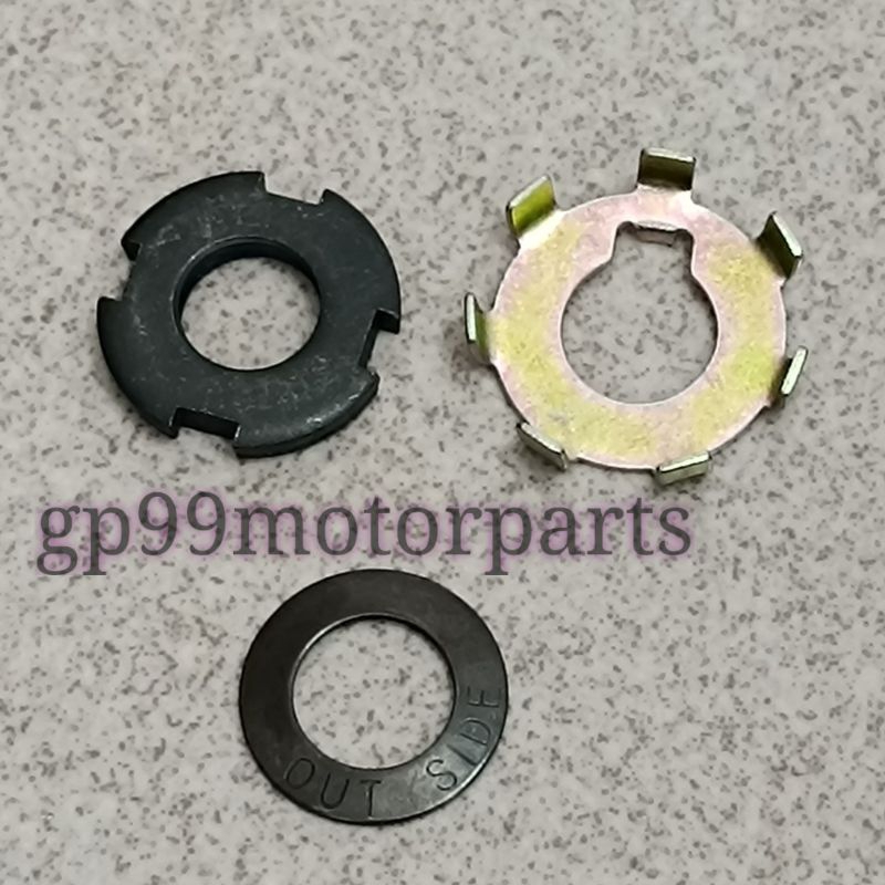 HONDA EX5 EX5 DREAM C70 CLUTCH LOCK NUT WITH WASHER GP99MOTORPARTS