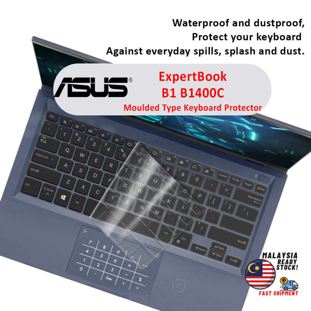 ฝาครอบคีย์บอร์ดสําหรับ ASUS ExpertBook B1 B1400C B1400 14 นิ้ว Pro ExpertBook PX455CE PX455C PX455 ฝ