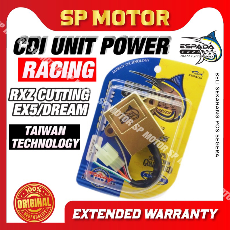 EX5 RACING CDI UNIT ESPADA POWER RXZ CUTTING EX5 RACING CDI ESPADA EX5 CDI UNIT RACING ESPADA EX5 CD