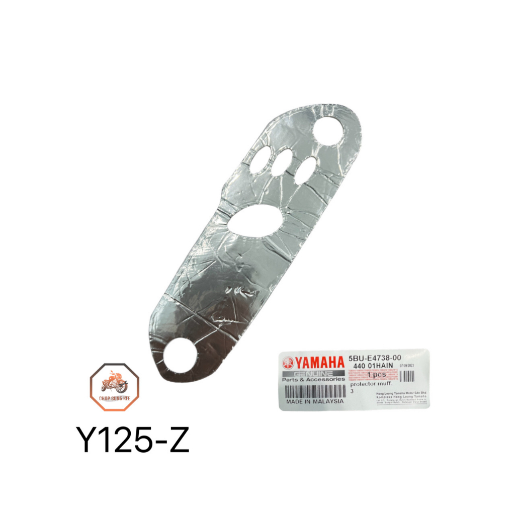 MUFFLER PROTECTOR SPAN (REAR HLY 5BU-E4738-00 Y125 Y125Z Y125ZR