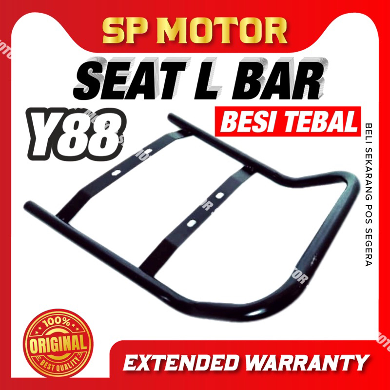 YAMAHA Y88 Y 88 L-BAR LBAR L BAR ที่นั่งบาร์มือจับที่นั่ง Y88 ที่นั่งมือจับบาร์ L BAR SPOILER BELAKA