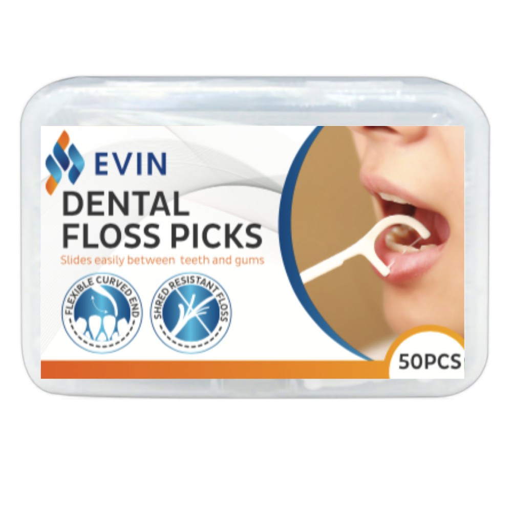 DENTAL FLOSS PICK EVIN 50 ชิ้น