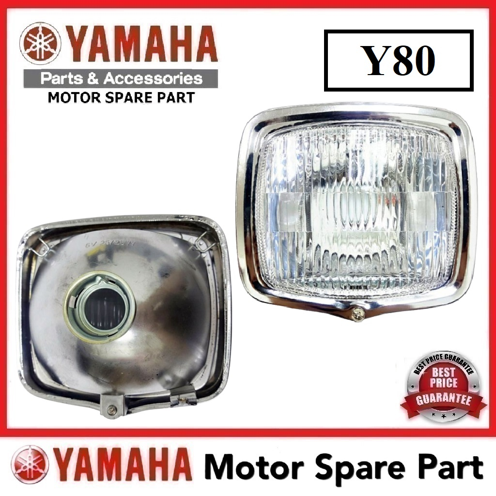 YAMAHA Y80 HEAD LAMP 0 LAMPU DEPAN FRONT LIGHT HEADLAMP HEADLIGHT Y-80 Y 80 YAMAHA