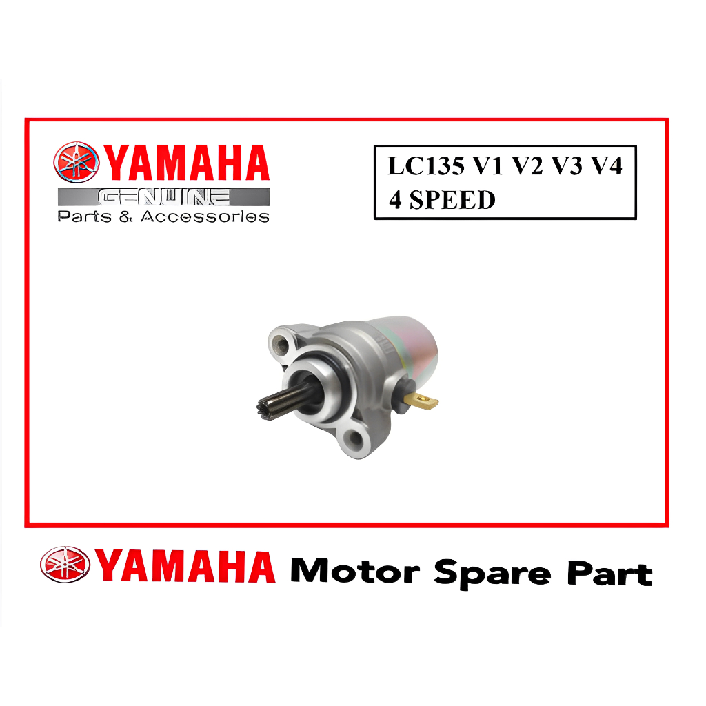 YAMAHA LC135 STARTER มอเตอร์ ASSY V1 V2 V3 V4 4SPEED 4 ความเร็ว 4S STARTOR มอเตอร์ ASSY YAMAHA