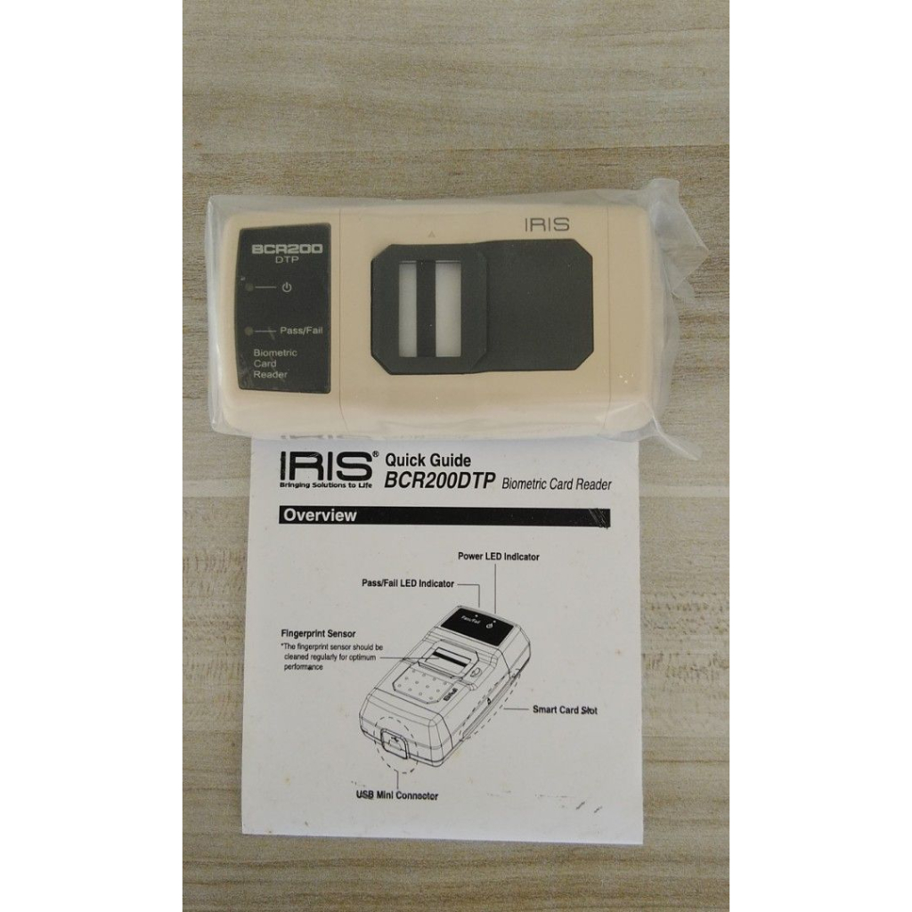 เครื่องอ่านการ์ด IRIS Biometric BCR200DTP/MYKad Reader