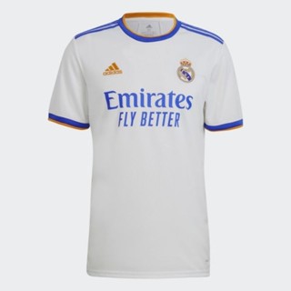 เสื้อกีฬาแขนสั้น ลายทีม Real Madrid Home Away 3rd Kits 2021 22