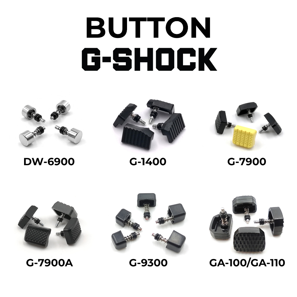 อะไหล่ปุ่มกดคาสิโอ G-SHOCK DW-5900 DW-6900 G-1400 G-7900 G-9300 GA-100 GA-110
