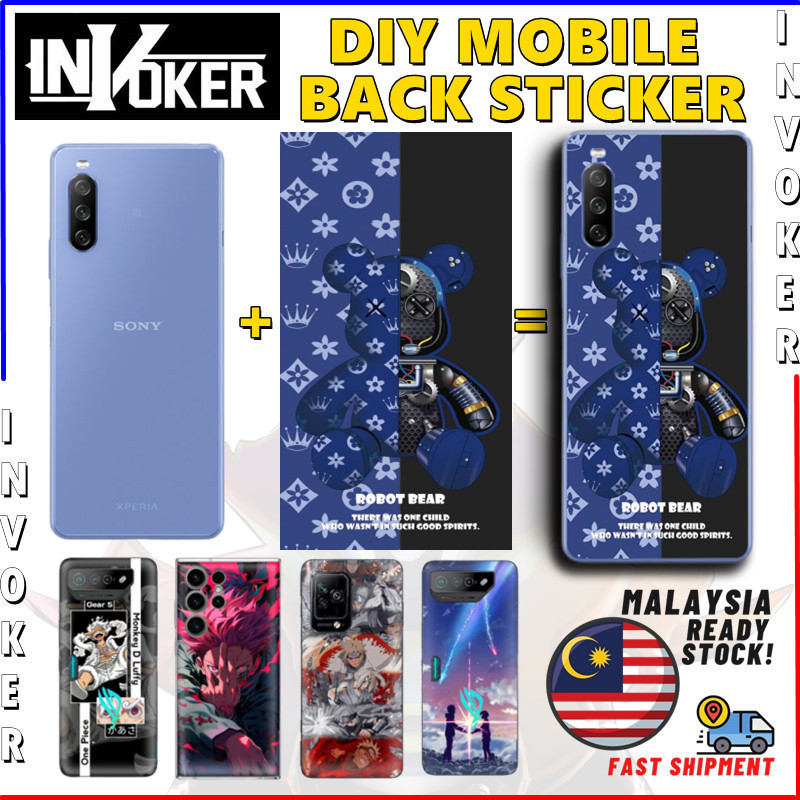 Sony Xperia 5 V / Xperia 5 iv / Xperia 5 iii / 5 ii / Pro / 电背膜 BEAR BRICK DIY พิมพ์ที่กําหนดเองสติก