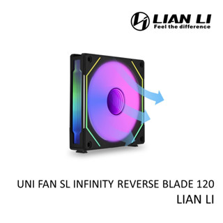 Lian LI UNI FAN SL พัดลมระบายความร้อน 120 ARGB (สีดํา/สีขาว)