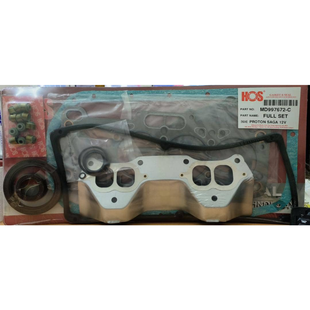 [ HOS ] PROTON SAGA 12V FULL SET MD997672-CARBON-HOS