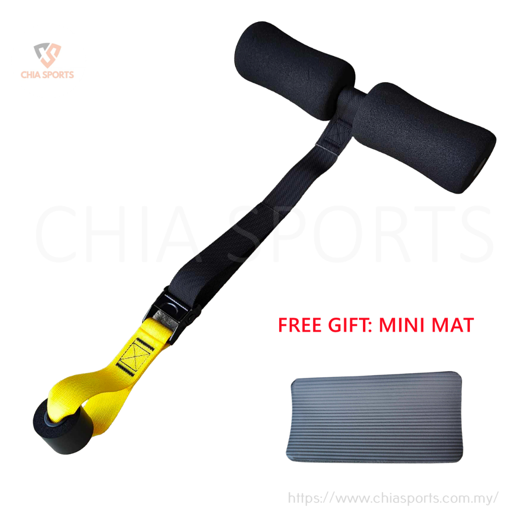Nordic Hamstring Curl Strap ปรับ Sit Up สเปน Squat Sit-ups Home Gym การออกกําลังกายสายรัดหน้าท้อง