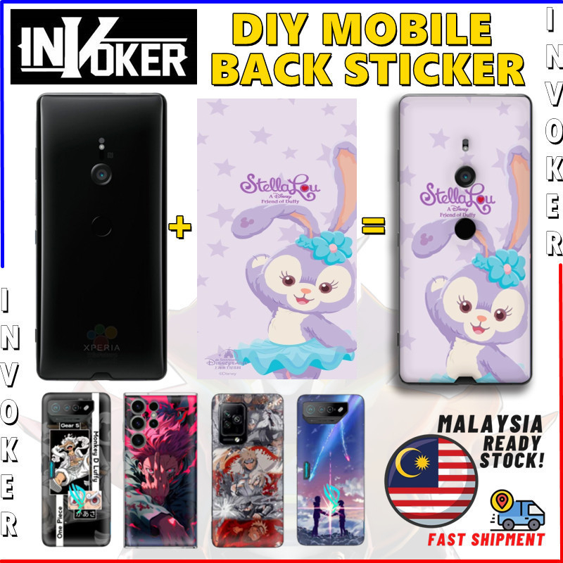 Sony Xperia XZ3 XZ2 Compact XZ2 Premium XZ1 XZ Premium XZS / โทรศัพท์ STELLA 露 StarLOU DIY ที่กําหนด