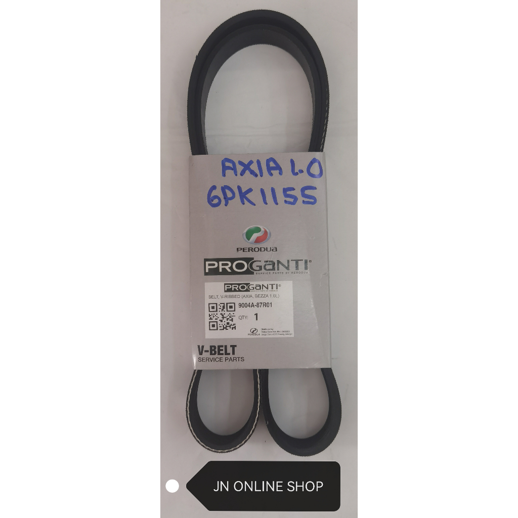 สายพานพัดลมสําหรับ Perodua Axia Bezza 1.0 (6PK1155)