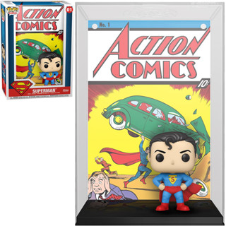 Superman การ์ตูนแอคชั่น FUNKO POP! ฟิกเกอร์ปกคอมมิก