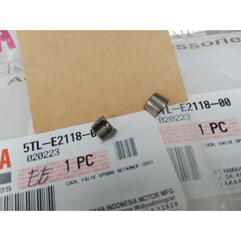 YAMAHA NMAX / NVX155 / Y16ZR วาล์ว KEY 0 5TL-E2118-00 SPRING RETAINER EGO R15 XMAX SRL115 FI NVX 155