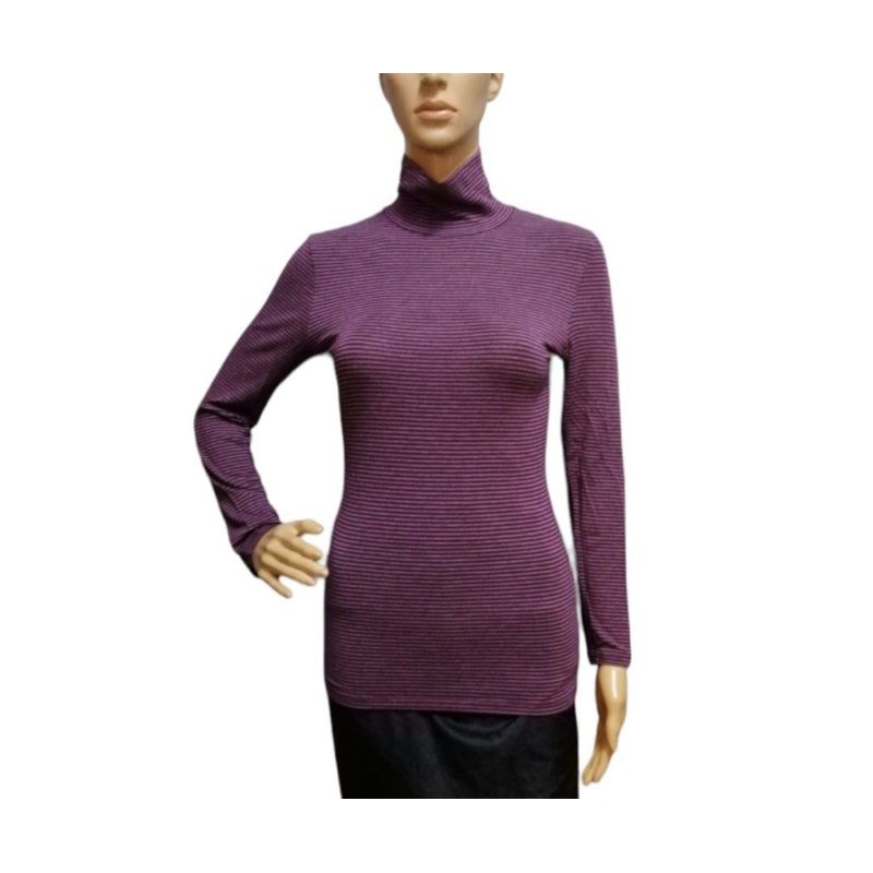 BMT1291 - (XL) คอเต่าด้านใน BLOUSE