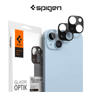 Spigen iPhone 14 Plus / iPhone 14 ตัวป้องกันเลนส์กล้อง (2 แพ็ค) กระจกนิรภัย 9H