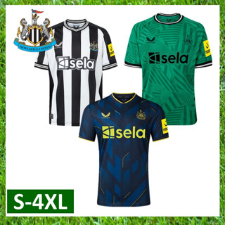 เสื้อกีฬาแขนสั้น ลายทีม Newcastle Home Away 3rd 23 24 ชุดเหย้า สําหรับผู้ชาย (S-4XL)