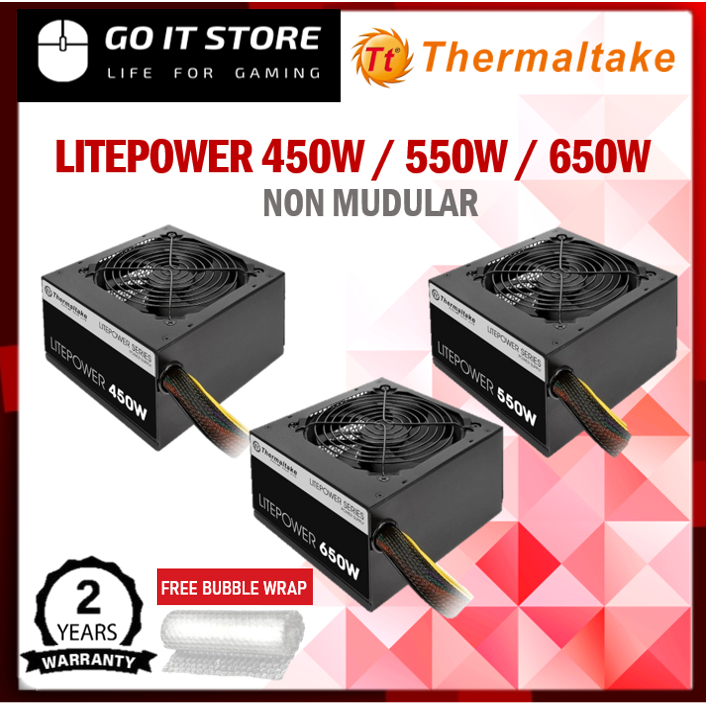 THERMALTAKE LITEPOWER 450W / 550W / 650W หน่วยจ่ายไฟ PSU