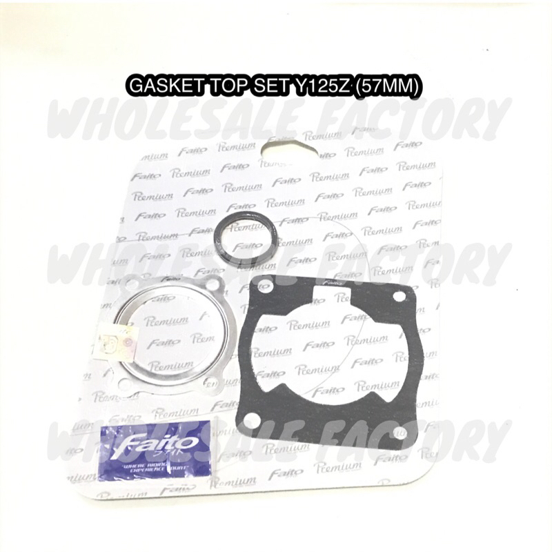 FAITO GASKET TOP SET Y125Z(57MM) Y15ZR(62/63/65/66/68MM) RS150(62/63/65MM)