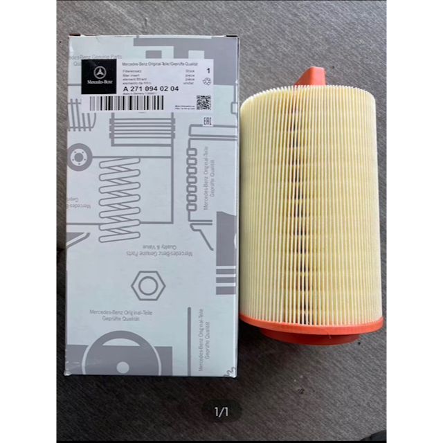 Mercedes Benz A209 C203 S203 W211 W203 W212 อะไหล่กรองอากาศเครื่องยนต์ หมายเลข A2710940204 / 2710940