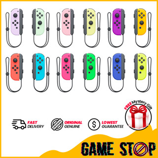 Nsw Switch Joy Con Joy-Con Controller &amp; (นีออน เหลือง น้ําเงิน แดง เทา ม่วง พาสเทล)