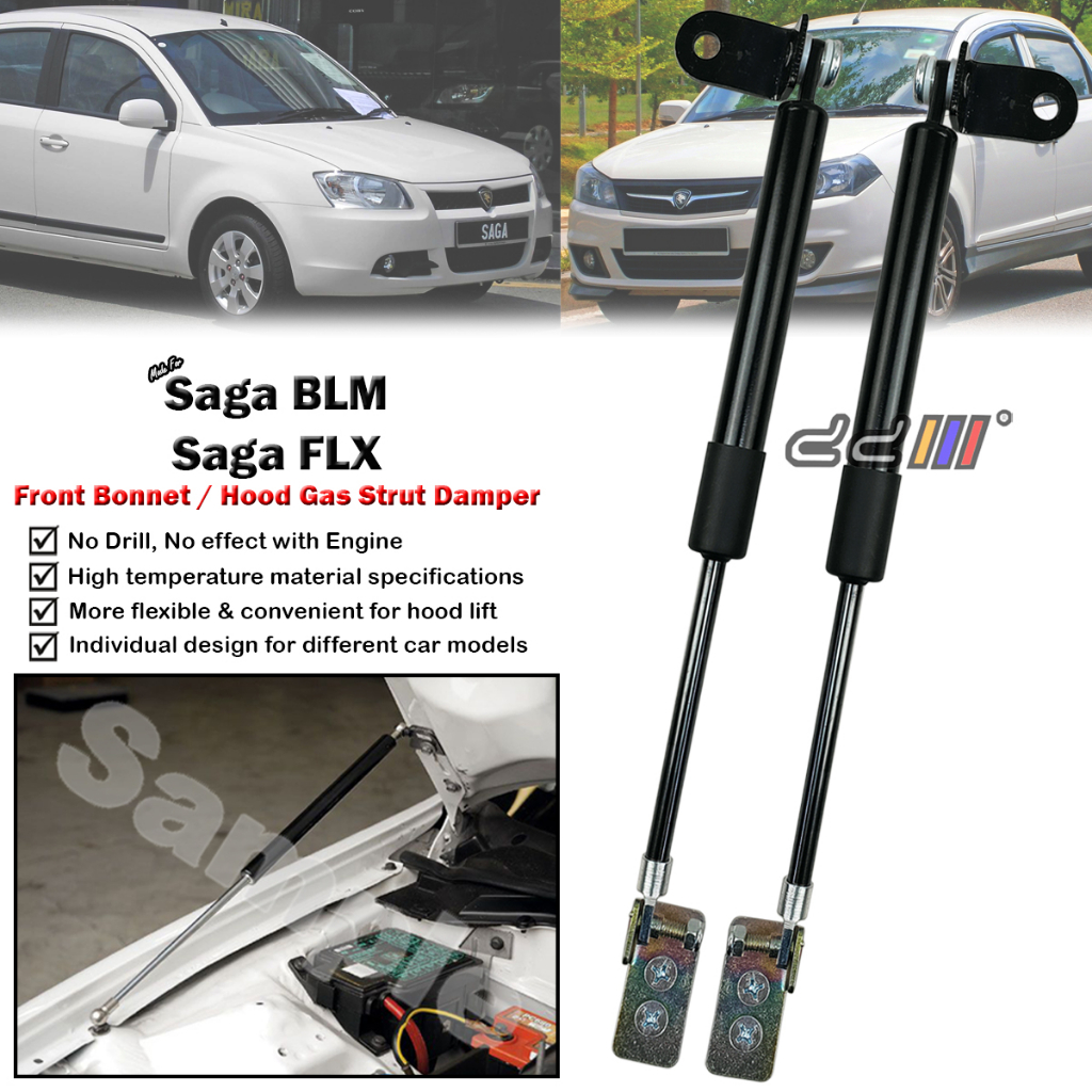 ด้านหน้า Bonnet Damper Bonet Damper โช้คอัพ Hood Damper สําหรับ Proton Saga BLM FLX FL