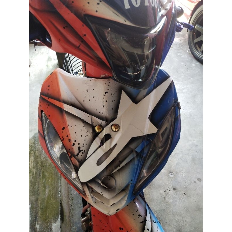Skru GOLD (M6 13) Dada LC135 Skru GOLD Monorack LC135 ชุดฝาครอบ ego s ข้อดี ex5 lagenda 125z vs150 v