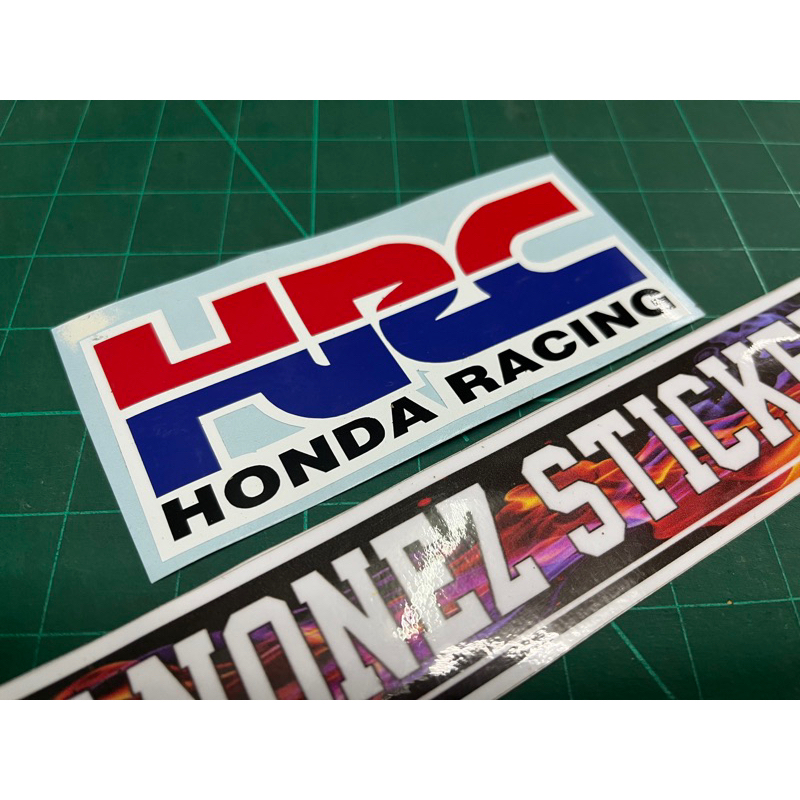 สติ๊กเกอร์ HRC honda racing (สติ๊กเกอร์ plot)