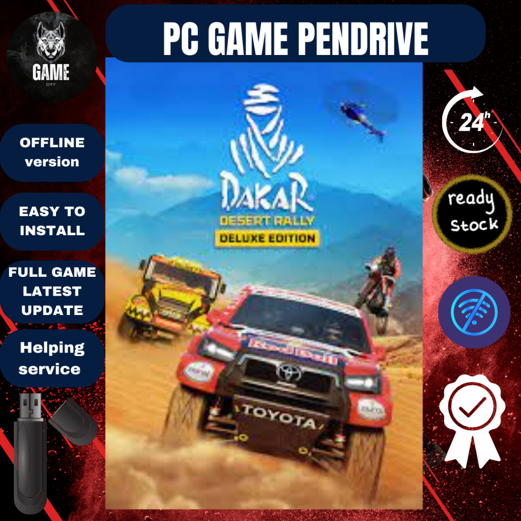 [เกมพีซี] Dakar Desert Rally Deluxe Edition (v1.9.0 + DLC ทั้งหมด) [ Pindrive 32 GB ]