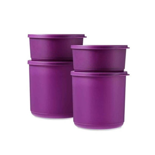 TUPPERWARE ชุดทัปเปอร์แวร์ ทรงกลม แฟชั่นฤดูร้อน 4 ชิ้น